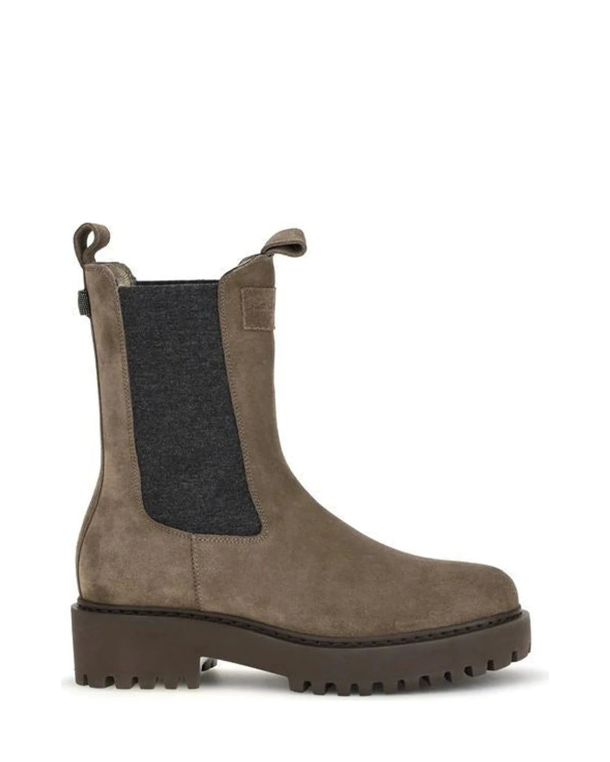 Brunello Cucinelli Ankle Boots in brown, Calf Leather