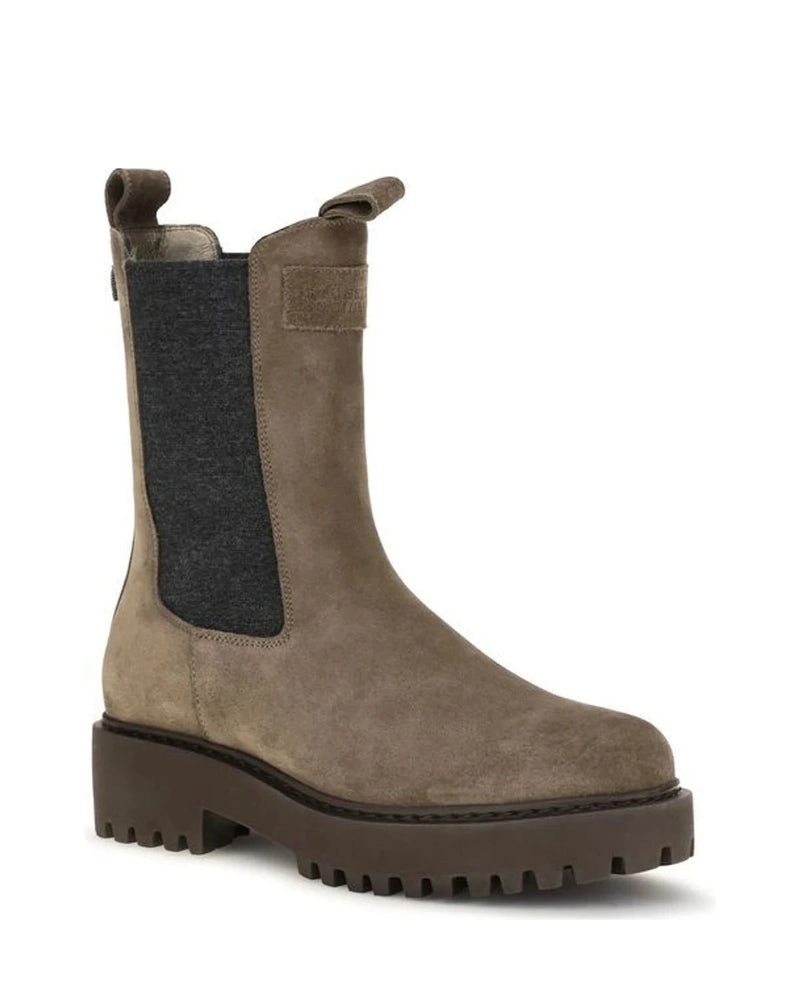 Brunello Cucinelli Ankle Boots in brown, Calf Leather — view 2