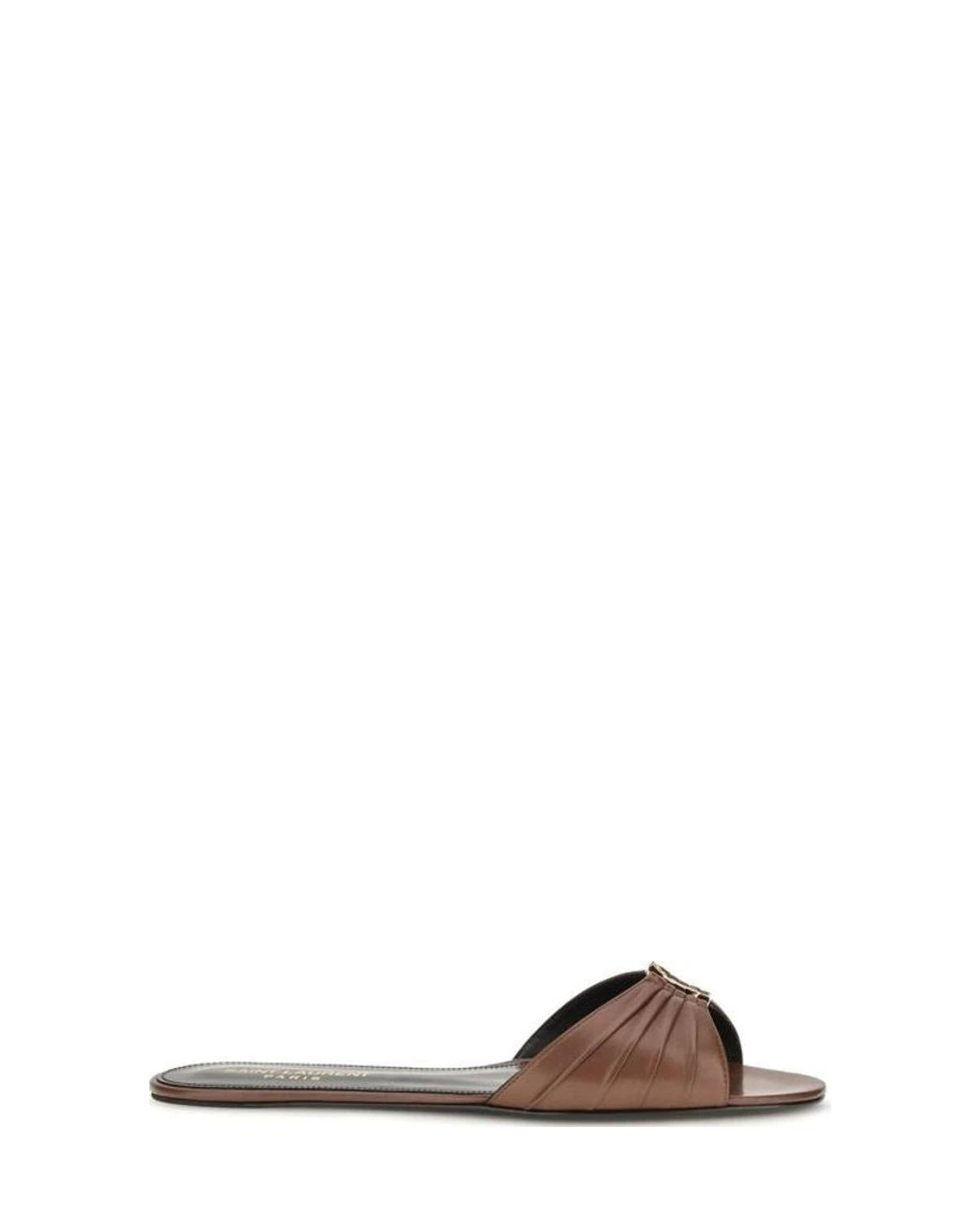 Saint Laurent Brown Mules