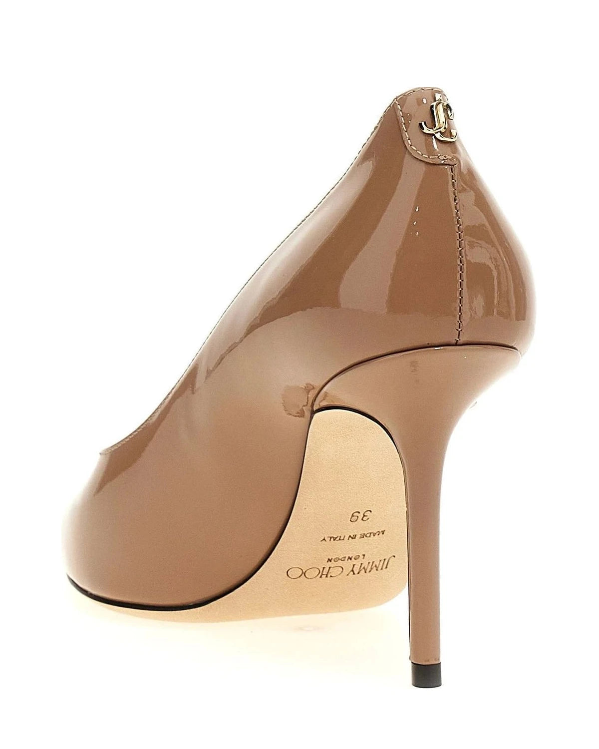 Jimmy Choo Pumps in beige, Calfskin Leather — view 3