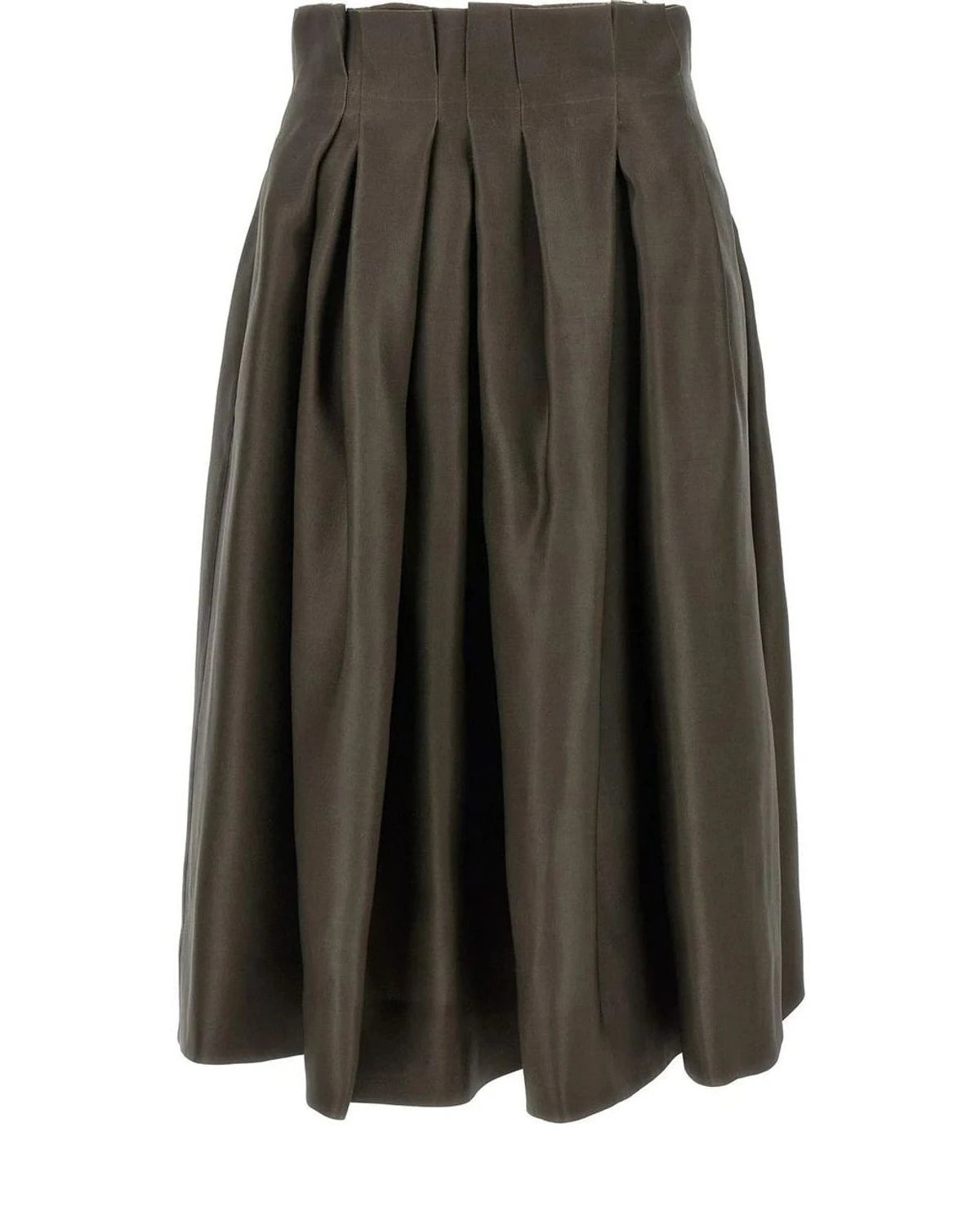 Khaite Skirt in brown, Silk