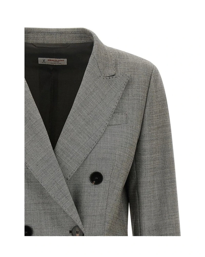 Alberto Biani Blazer in gray, Wool — view 3