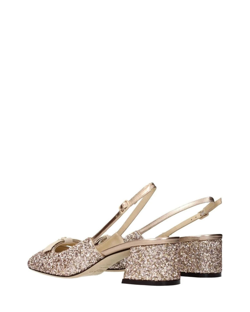 Jimmy Choo Sandals in rose gold — view 4
