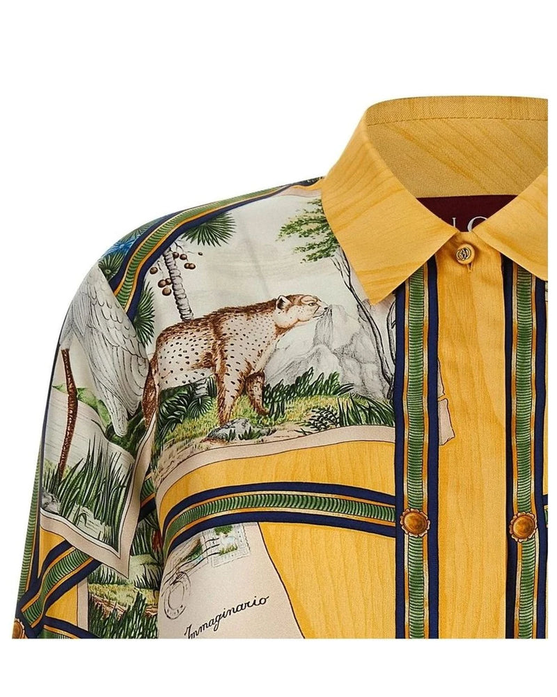 Gucci Blouse in multicolor, Silk — view 3