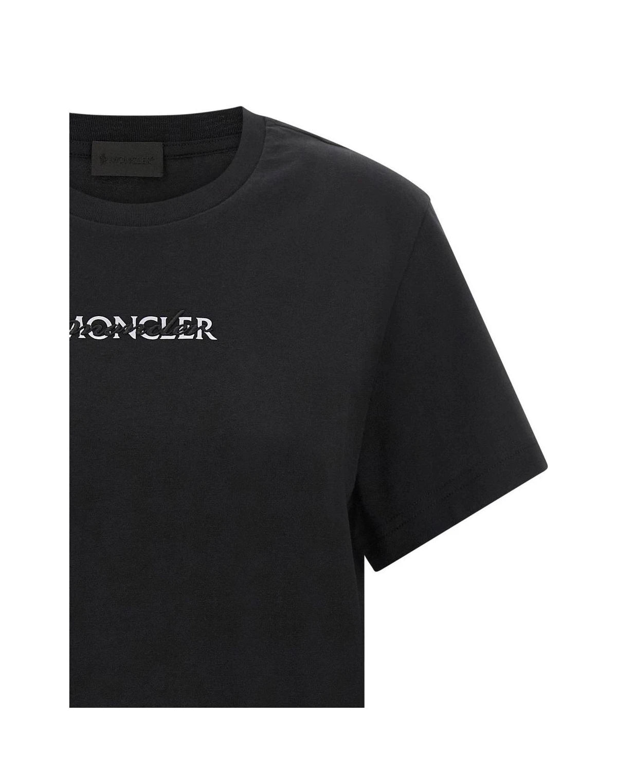 Moncler T-Shirt in black, Cotton — view 3