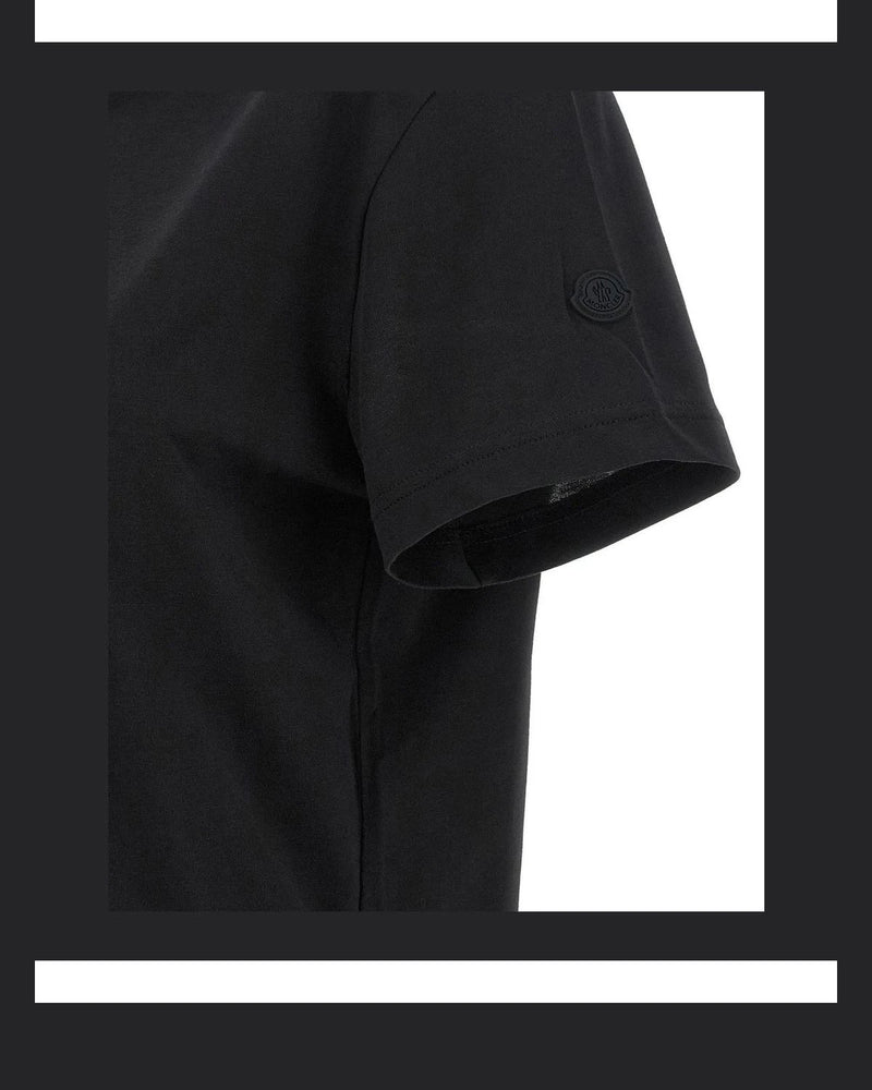 Moncler T-Shirt in black, Cotton — view 4