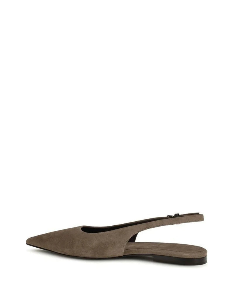 Brunello Cucinelli Ballet Flats in brown, Calf Leather — view 3
