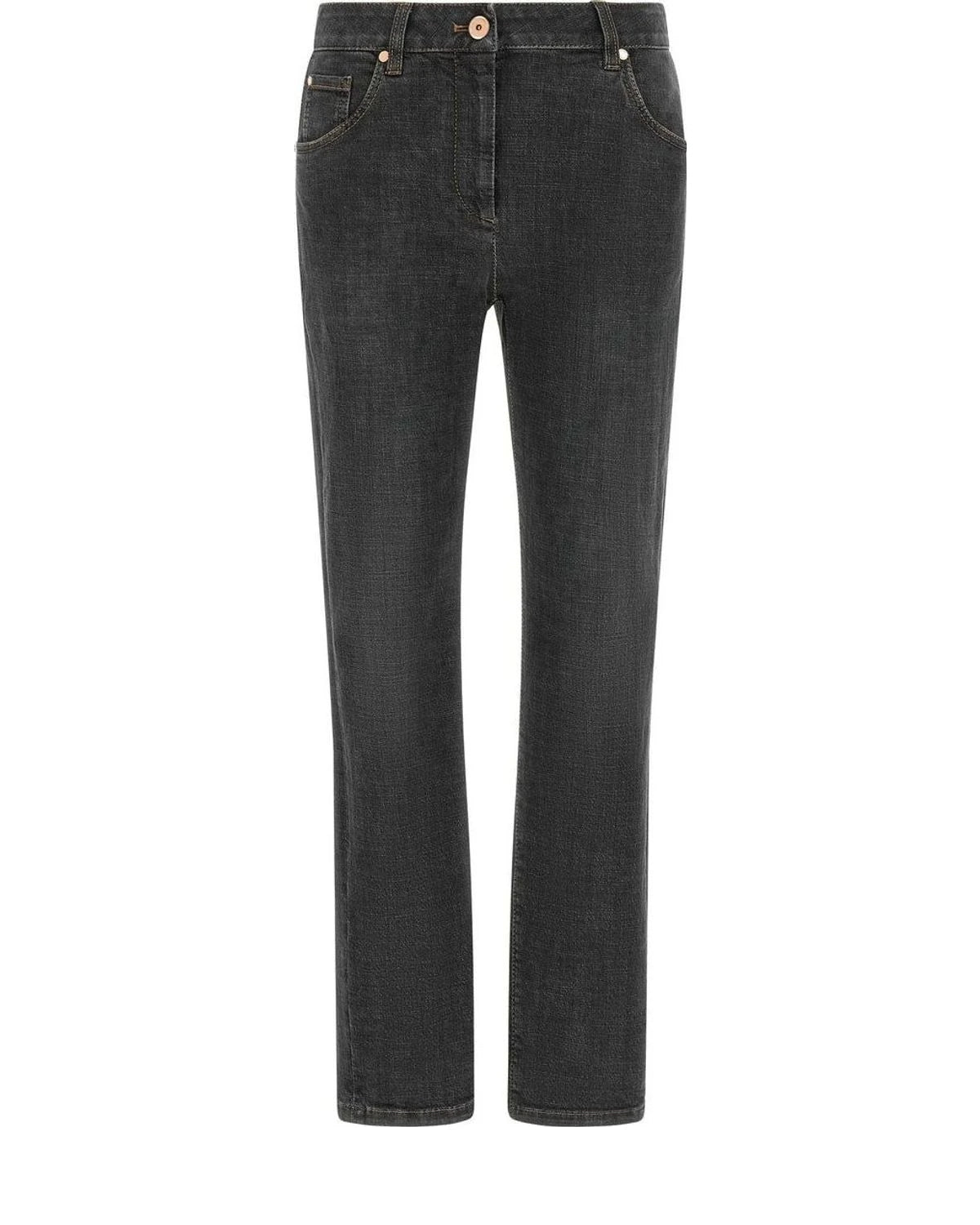 Brunello Cucinelli Jean in gray, Cotton