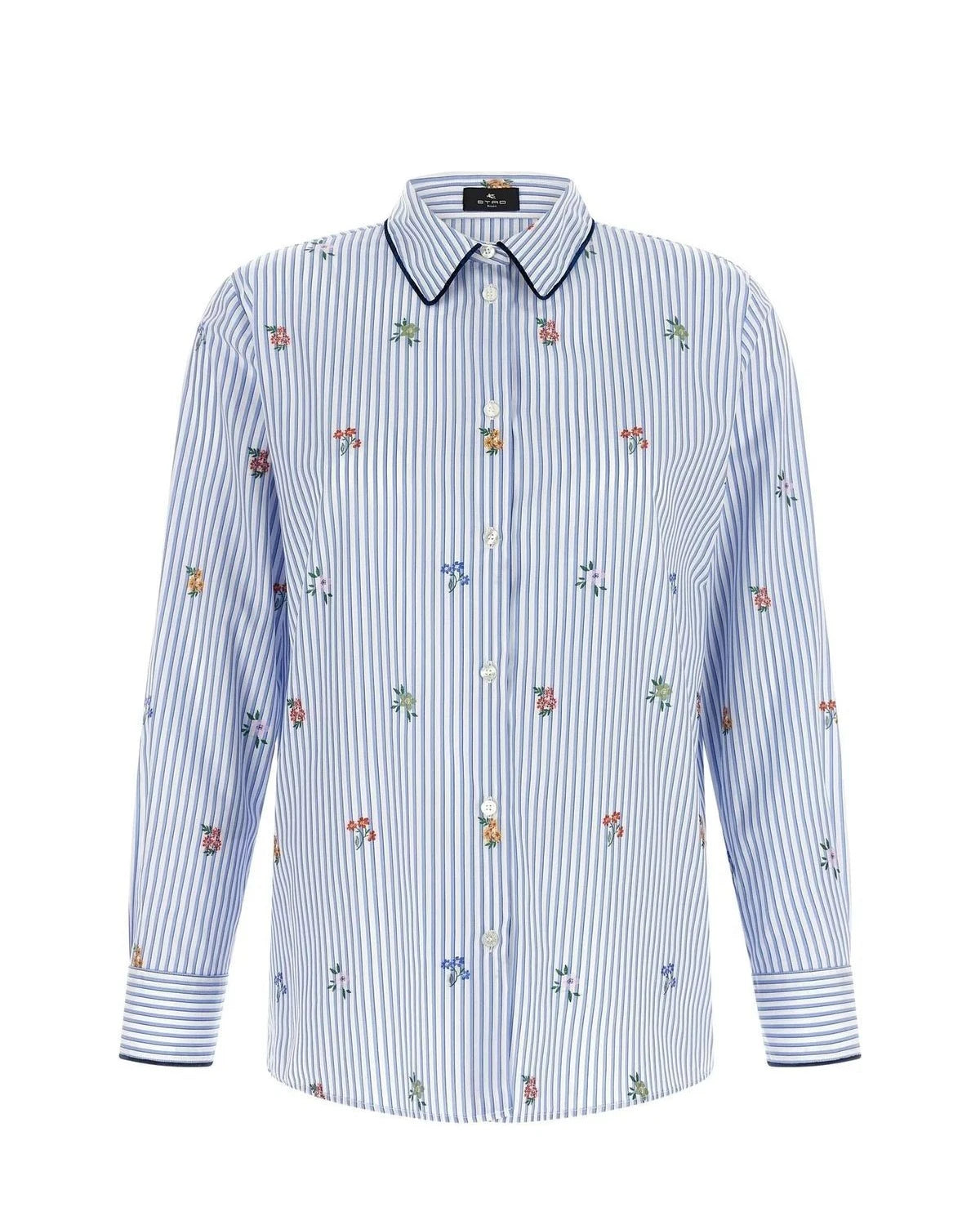 Etro Dress Shirt in blue, Cotton