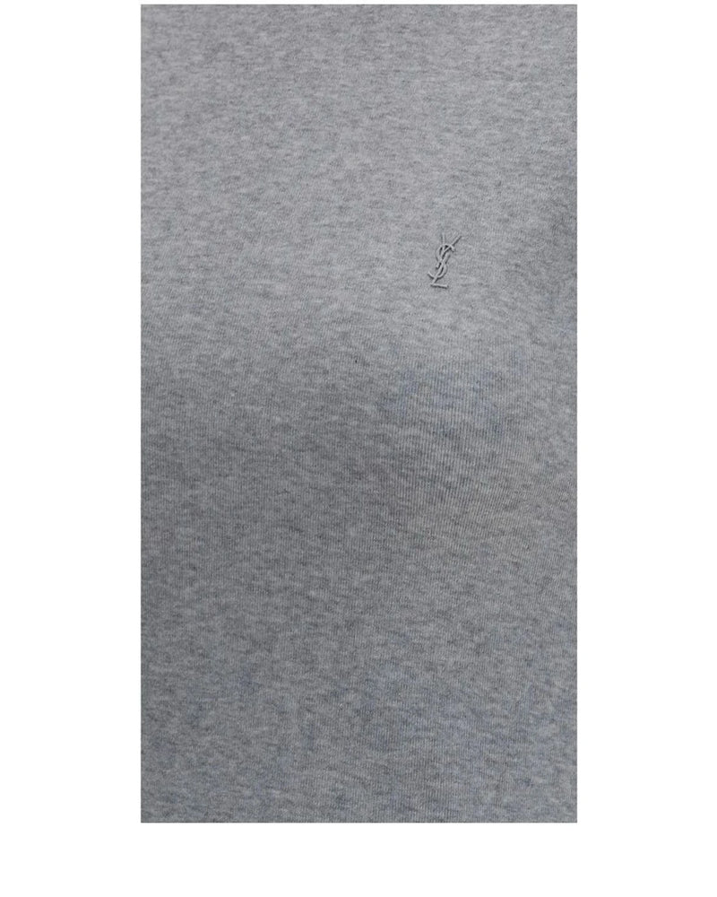 Saint Laurent T-Shirt in gray, Cotton — view 3