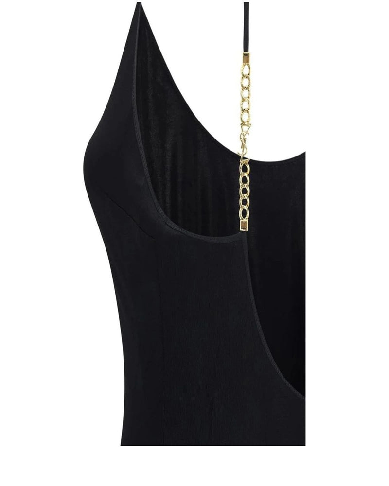 Saint Laurent Dresse in black, Viscose — view 3