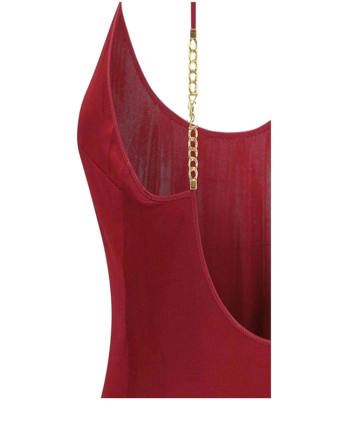 Saint Laurent Dresse in red, Viscose — view 3