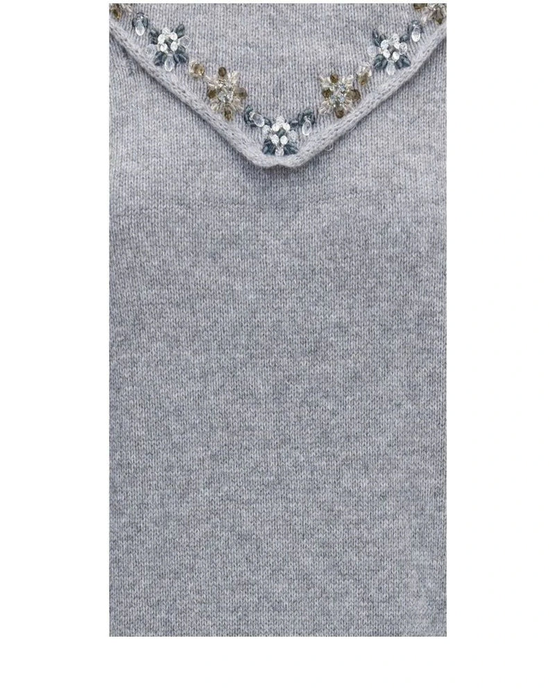 Prada Sweater in gray, Kashmir — view 3