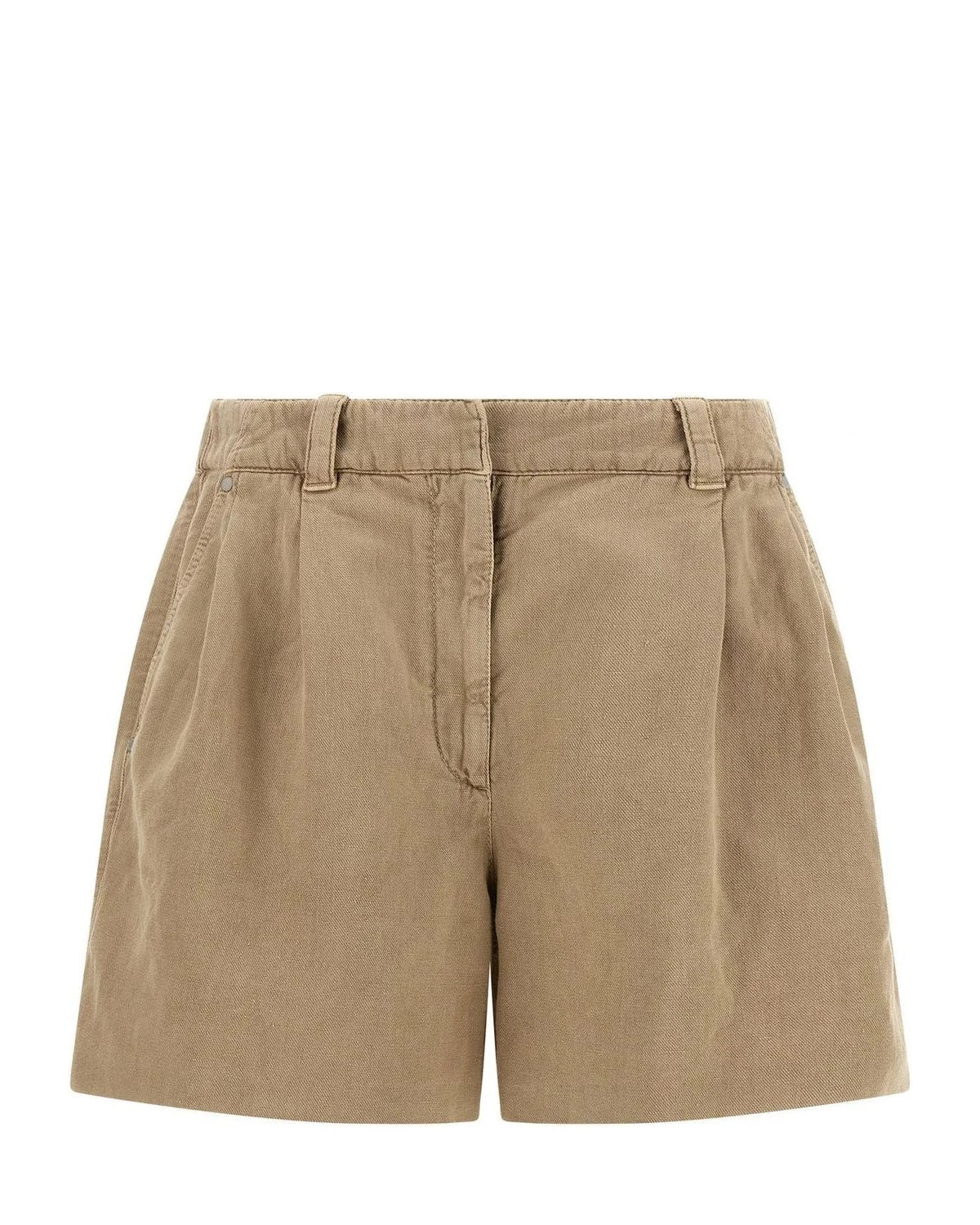 Brunello Cucinelli Chino Short in beige, Cotton