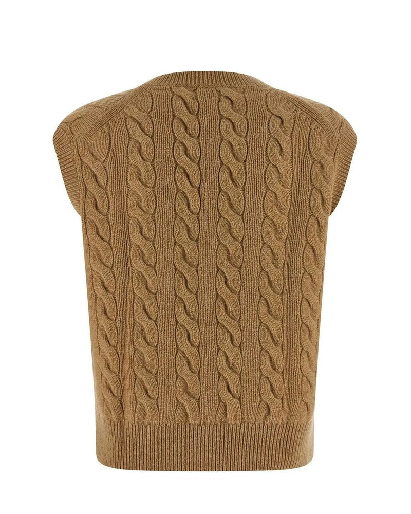 Polo Ralph Lauren Vest in beige, Wool — view 2