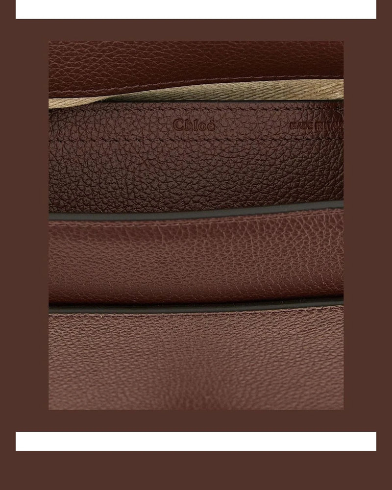 Chloé Cross Body Bag in brown, Calfskin Leather — view 4