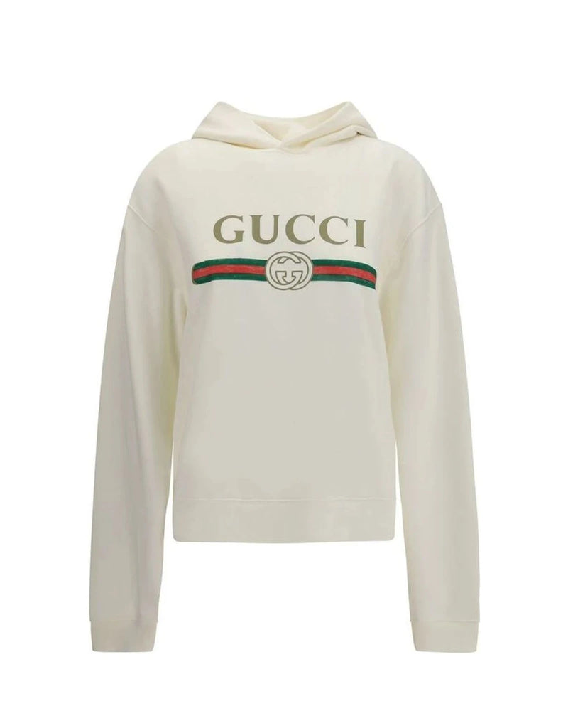Gucci Hoodie in white, Cotton