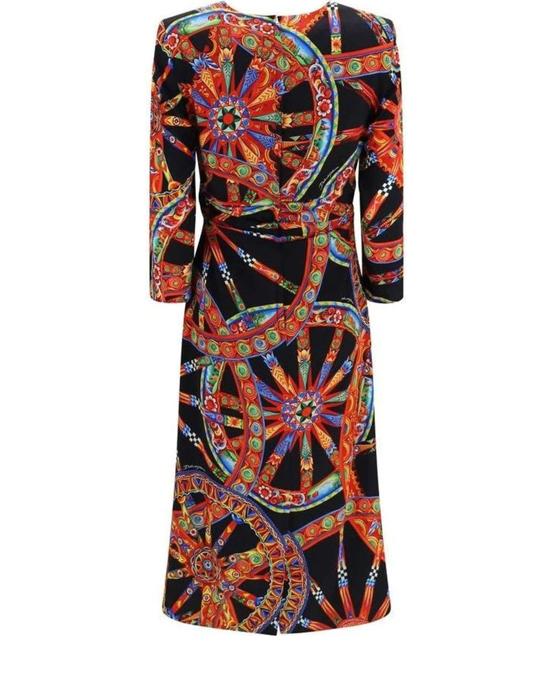 Dolce & Gabbana Dresse in multicolor, Silk — view 2