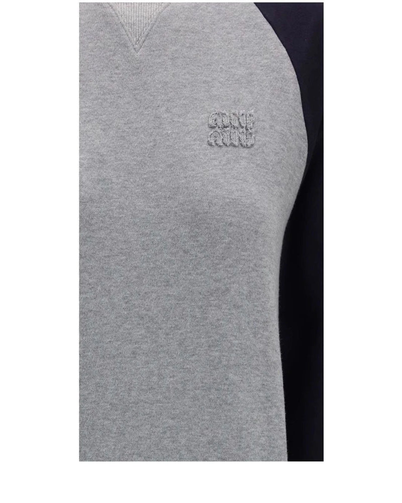 Miu Miu Sweatshirt in multicolor, Cotton — view 3