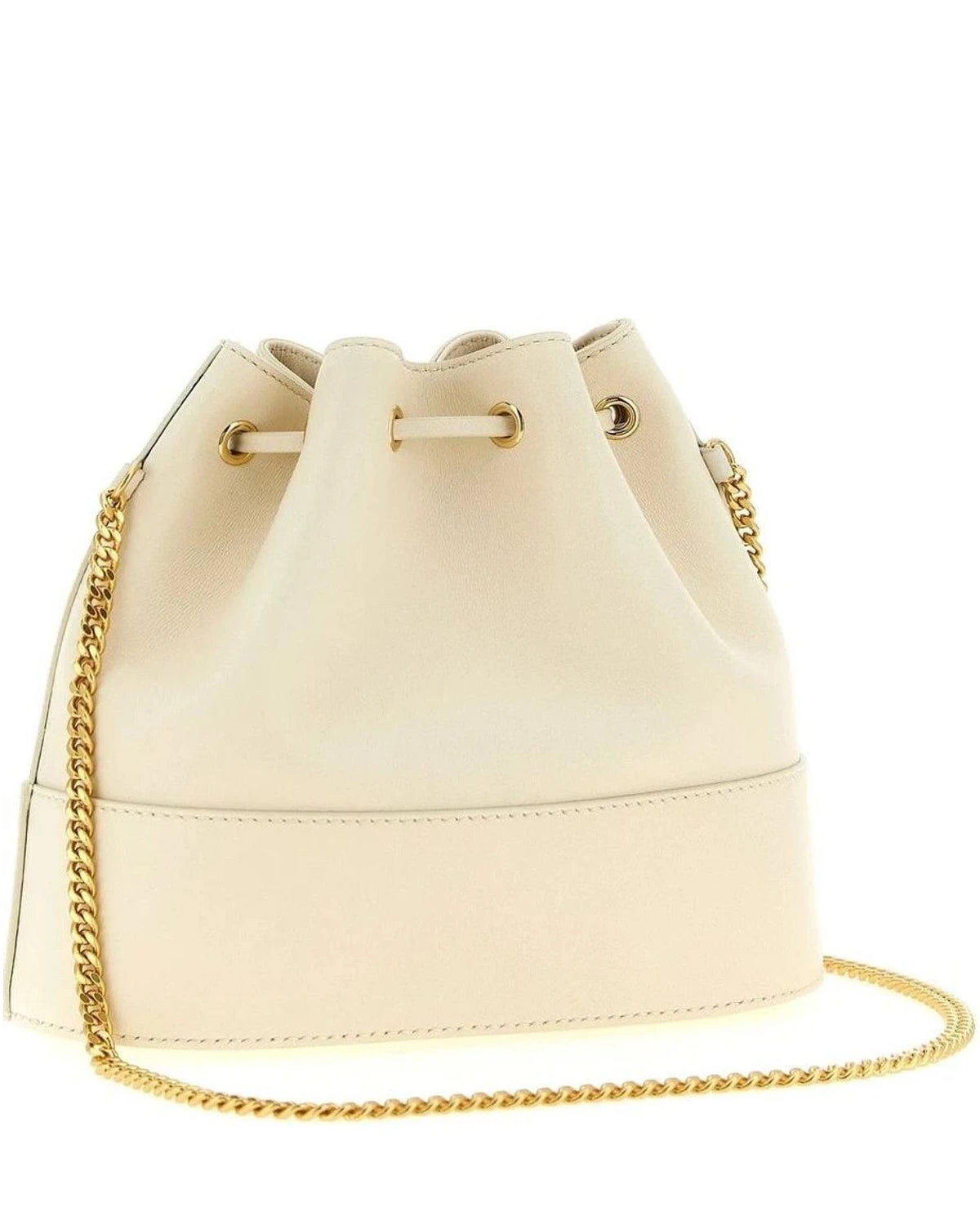 Valentino Garavani Bucket Bag in white, Lamb Leather — view 2