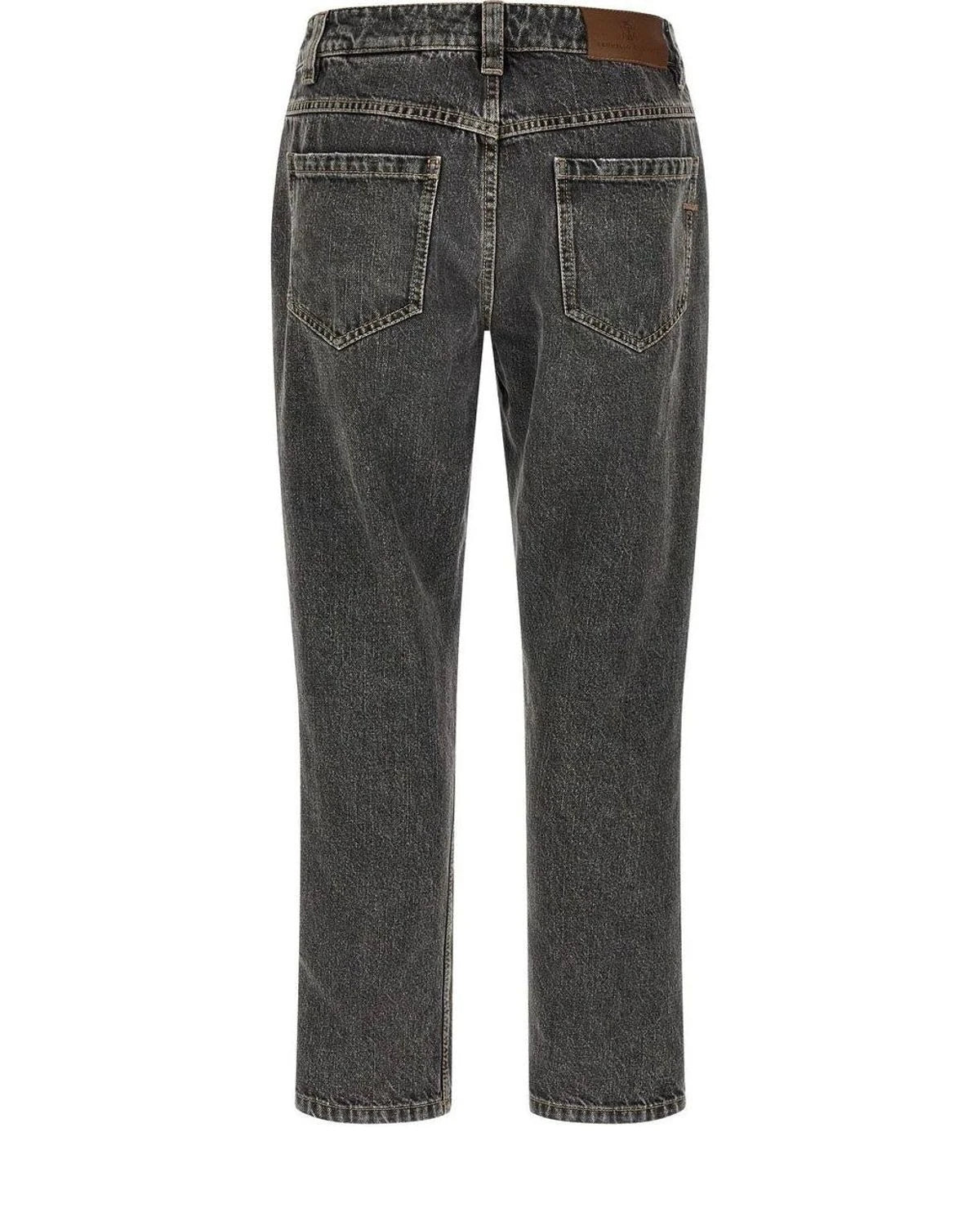 Brunello Cucinelli Jean in gray, Cotton — view 2