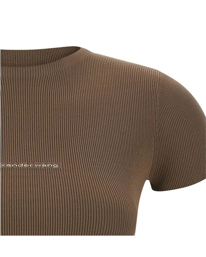 Alexander Wang T-Shirt in brown — view 3