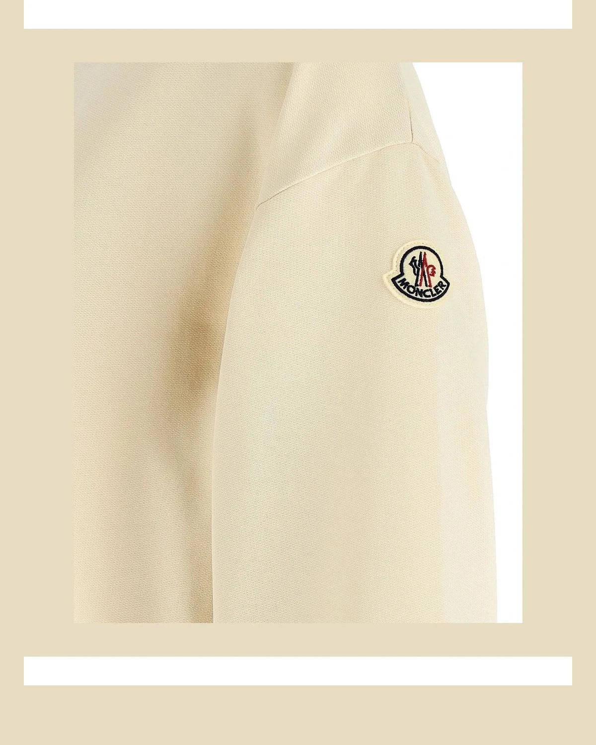 Moncler Sweatshirt in beige, Cotton — view 4