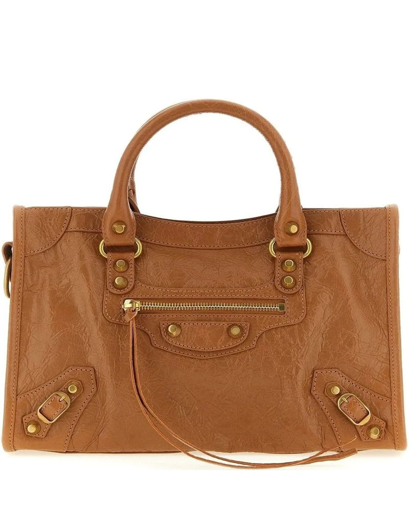 Balenciaga Satchel Bag in brown, Lamb Leather