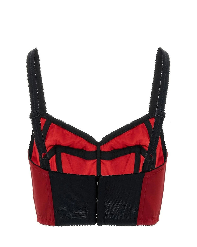 Dolce & Gabbana Shaping Camisoles & Tank Top in red, Acetate — view 2