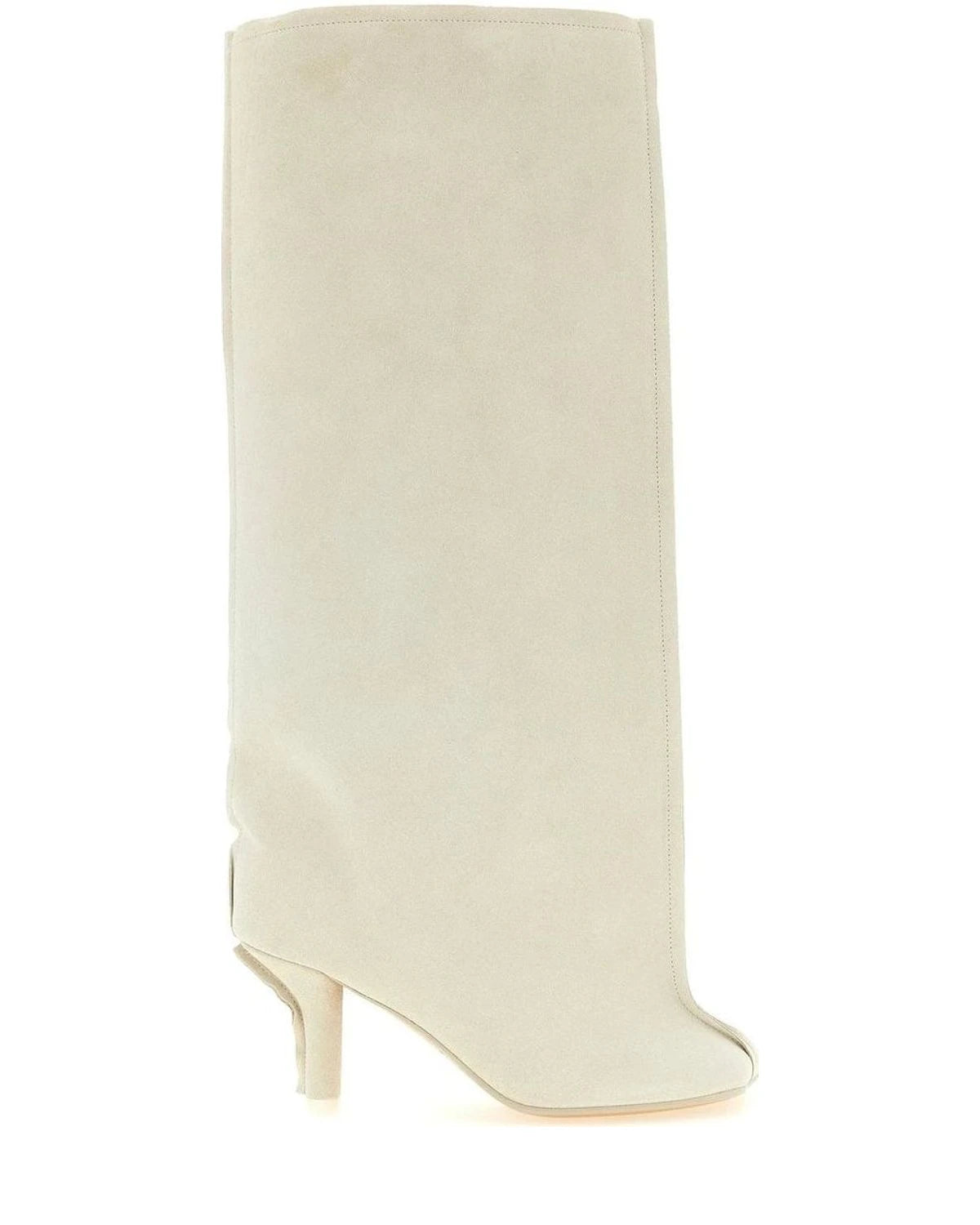 MM6 Maison Margiela Knee High Boots in white, Cow Leather