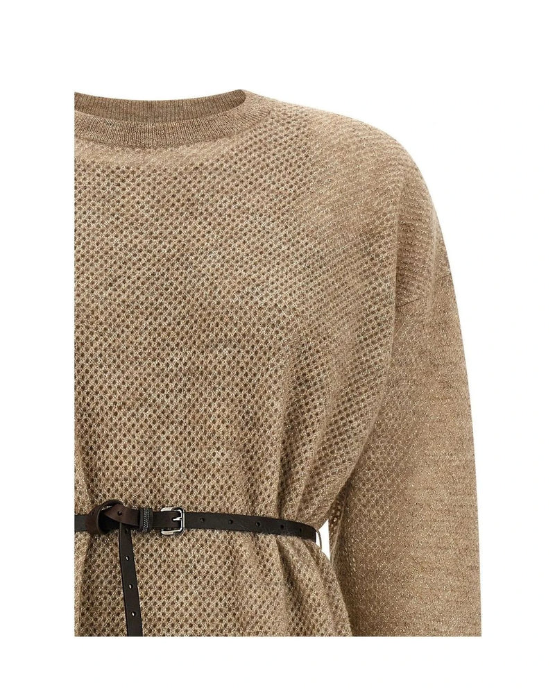 Brunello Cucinelli Dresse in beige, Mohair Wool — view 3