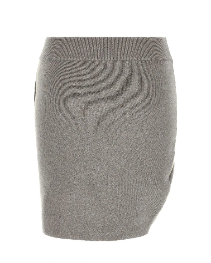 Giuseppe Di Morabito Skirt in gray, Virgin Wool — view 2