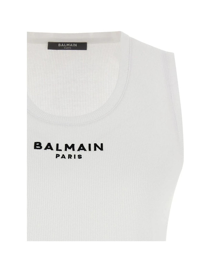 Balmain T-Shirt in white, Cotton — view 3
