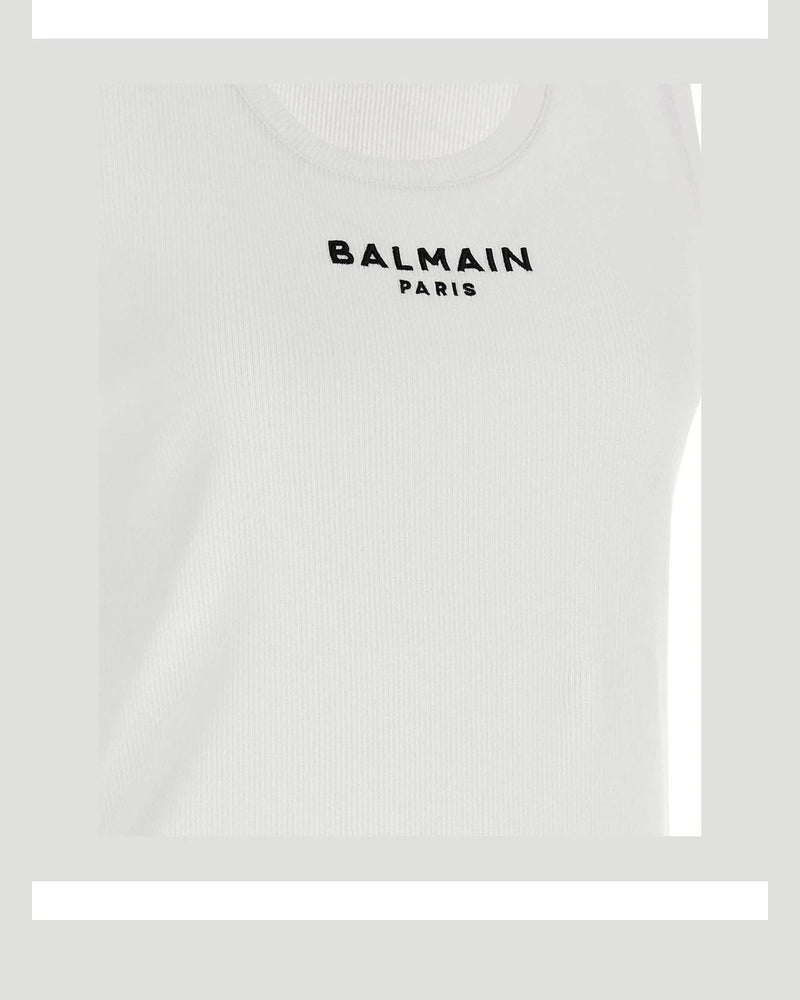 Balmain T-Shirt in white, Cotton — view 4