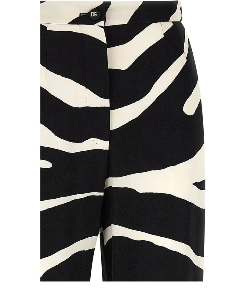 Dolce & Gabbana Palazzo Pant in multicolor, Viscose — view 3