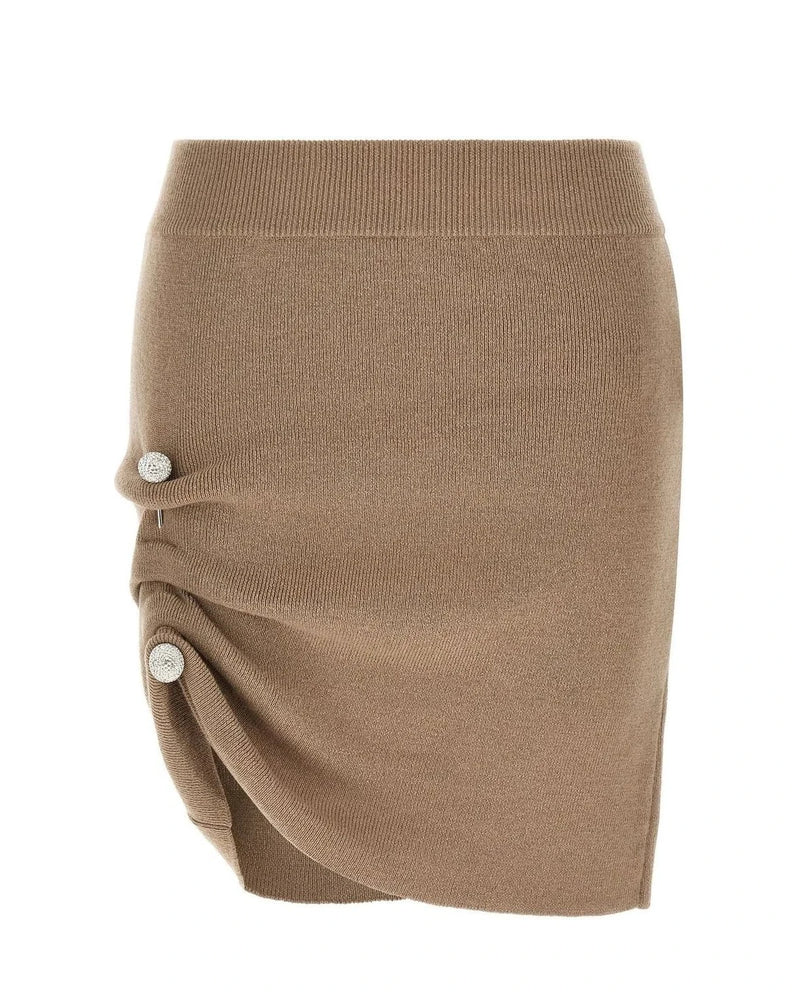 Giuseppe Di Morabito Skirt in beige, Virgin Wool