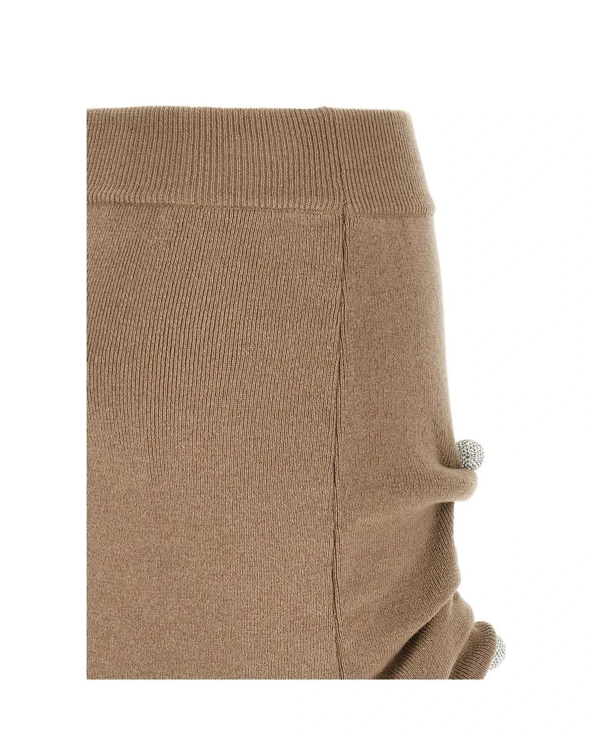 Giuseppe Di Morabito Skirt in beige, Virgin Wool — view 4