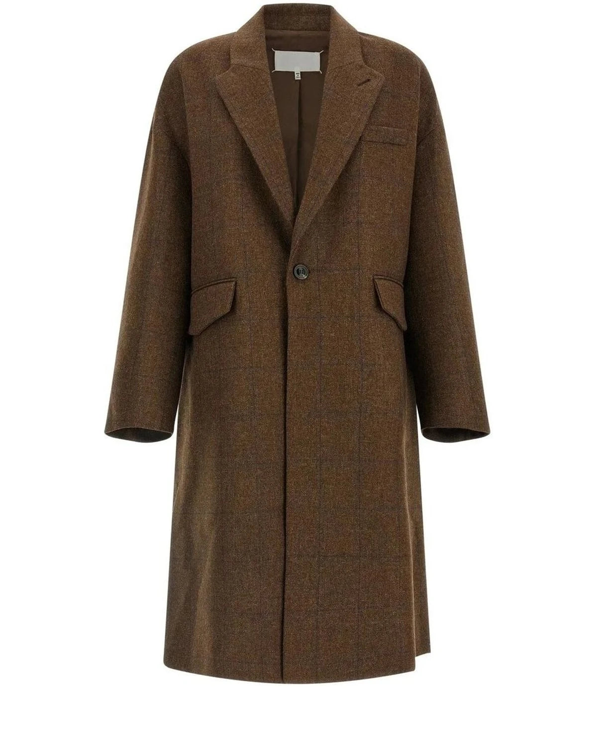 Maison Margiela Overcoat in brown, Wool
