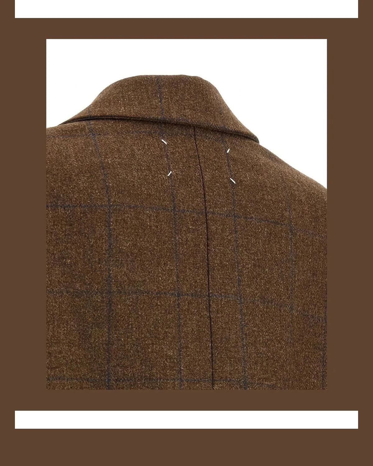 Maison Margiela Overcoat in brown, Wool — view 4