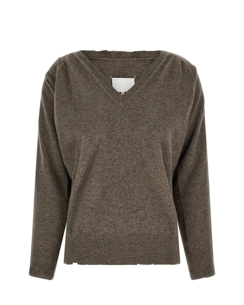Maison Margiela Sweater in brown, Virgin Wool