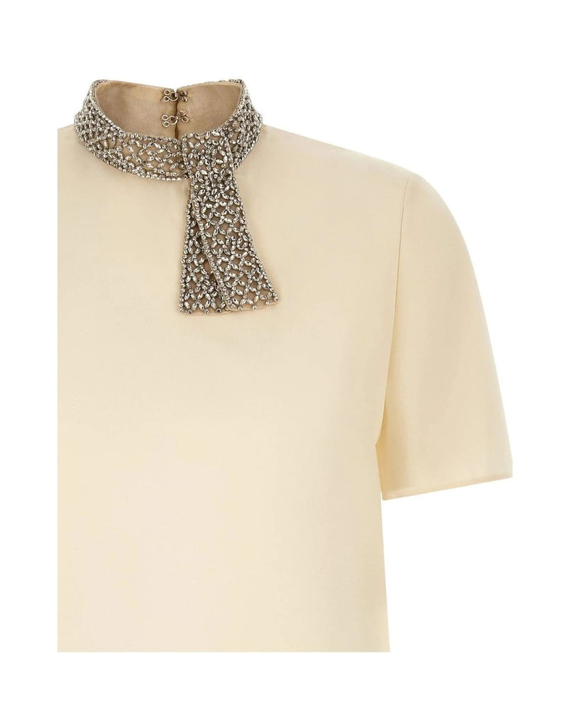 Valentino Garavani Blouse in white, Silk — view 3
