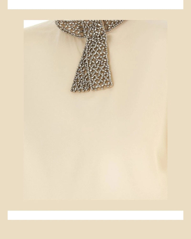 Valentino Garavani Blouse in white, Silk — view 4