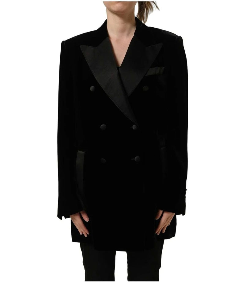 Dolce & Gabbana Bolero Jacket in black, Nylon Nylon — view 2