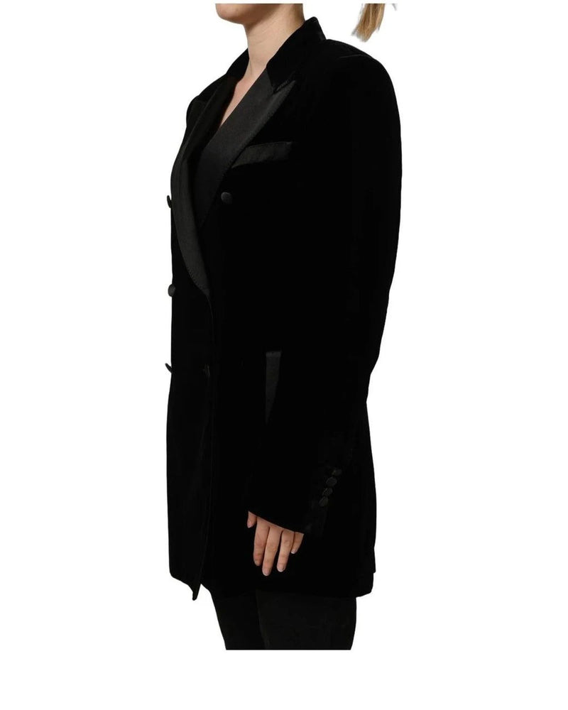 Dolce & Gabbana Bolero Jacket in black, Nylon Nylon — view 4