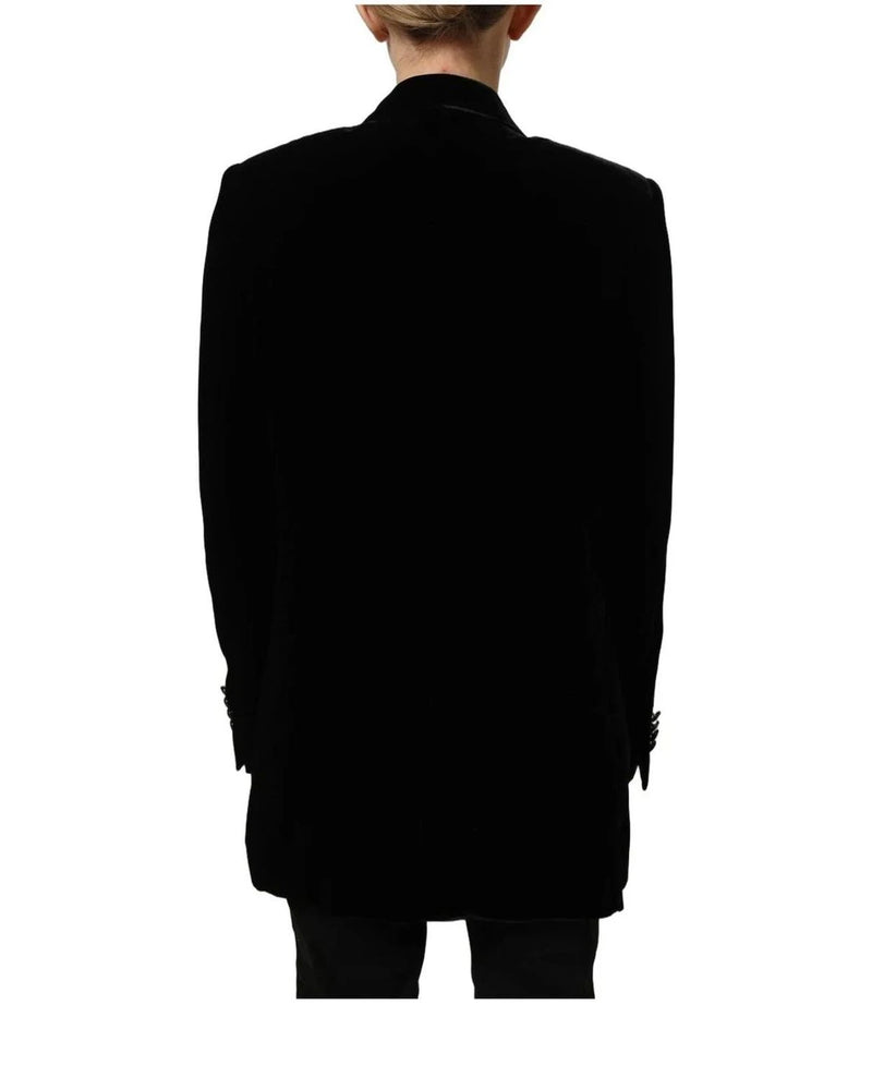 Dolce & Gabbana Bolero Jacket in black, Nylon Nylon — view 5