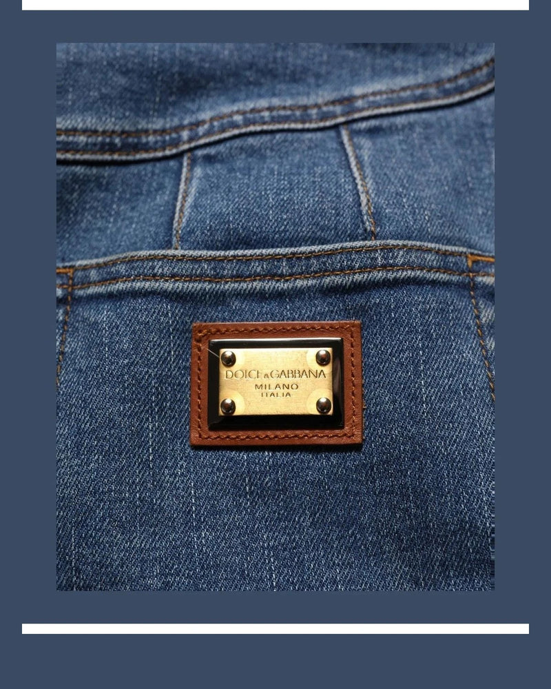 Dolce & Gabbana Jean in blue, Cotton — view 6