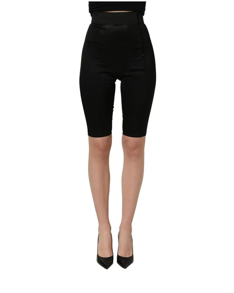 Dolce & Gabbana Legging Short in black, Nylon — view 2