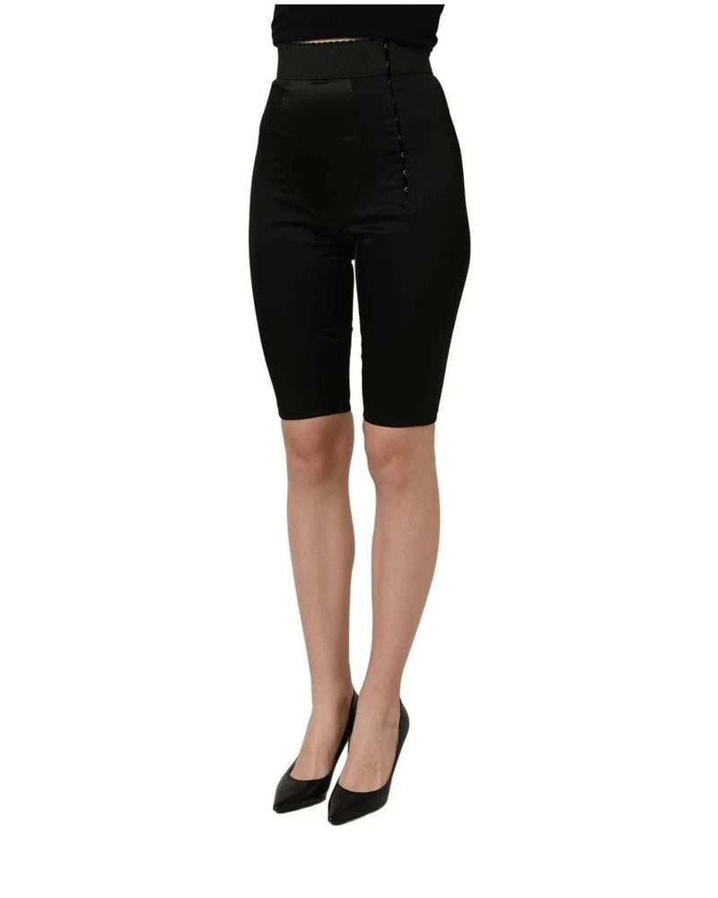 Dolce & Gabbana Legging Short in black, Nylon — view 4