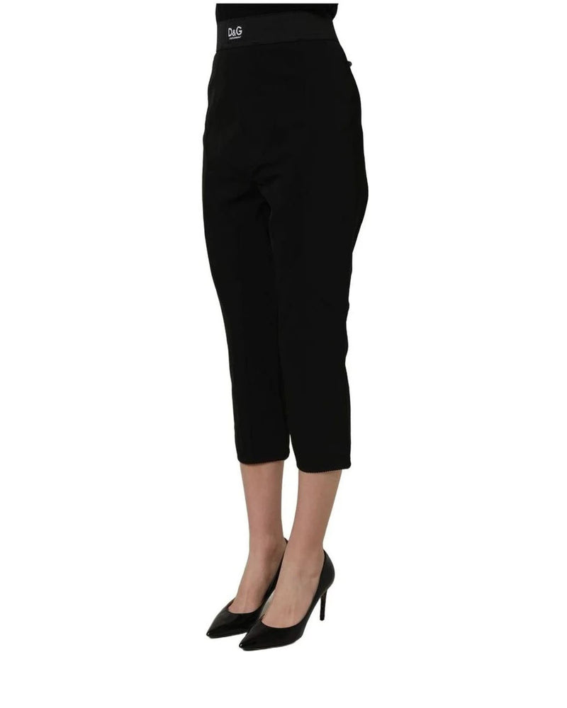 Dolce & Gabbana Short Trouser in black, Viscose — view 4