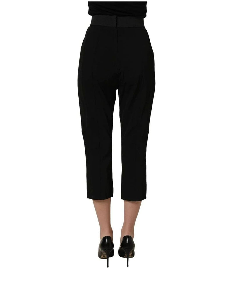 Dolce & Gabbana Short Trouser in black, Viscose — view 5